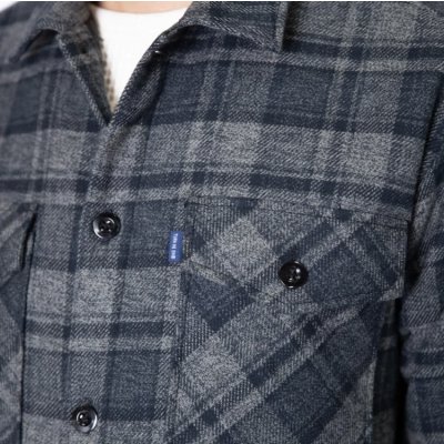 画像6:  (TURN ME ON / ターンミーオン) チェックネル×キルティングJKT(BLACK) (MENS)M/Lサイズ