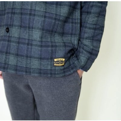 画像4:  (TURN ME ON / ターンミーオン) チェックネル×キルティングJKT(BLUE) (MENS)M/Lサイズ