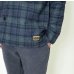 画像4:  (TURN ME ON / ターンミーオン) チェックネル×キルティングJKT(BLUE) (MENS)M/Lサイズ (4)