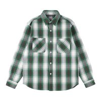  (STANDARD CALIFORNIA/スタンダードカリフォルニア) SD Heavy Flannel Check Shirt　Green（メンズ）M/Lサイズ