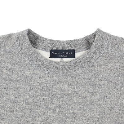 画像3:  スタンダードカリフォル二ア（STANDARD CALIFORNIA)  SD 2Layer Wool Knit   Gray（メンズ）M/Lサイズ 