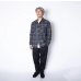 画像4:  (TURN ME ON / ターンミーオン) チェックネル×キルティングJKT(BLACK) (MENS)M/Lサイズ (4)