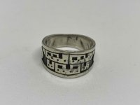 ■インディアンジュエリー■HOPI族（ホピ族）■指輪 リング（HOPI-R-010) ■21号■ハンドメイド■アリゾナ北部現地買付