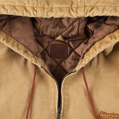 画像3: （STANDARD CALIFORNIA/スタンダードカリフォルニア）SD Duck Hood Jacket Vintage Wash　(Brown)（メンズ）S/M/Lサイズ