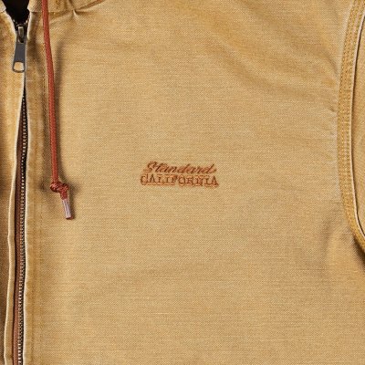 画像4: （STANDARD CALIFORNIA/スタンダードカリフォルニア）SD Duck Hood Jacket Vintage Wash　(Brown)（メンズ）S/M/Lサイズ
