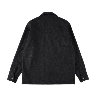 画像2:  (STANDARD CALIFORNIA/スタンダードカリフォルニア) SD Wool Shirt　Charcoal（メンズ）M/Lサイズ