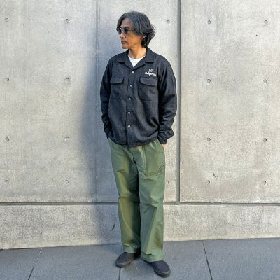 画像6:  (STANDARD CALIFORNIA/スタンダードカリフォルニア) SD Wool Shirt　Charcoal（メンズ）M/Lサイズ