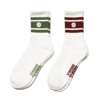 (STANDARD CALIFORNIA/スタンダードカリフォルニア) SD Sports Socks-2P (Olive、Burgundy )