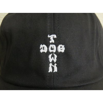 画像3: (DOGTOWN/ドッグタウン) Cross logo low twill cap　ブラック