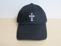 (DOGTOWN/ドッグタウン) Cross logo low twill cap　ブラック
