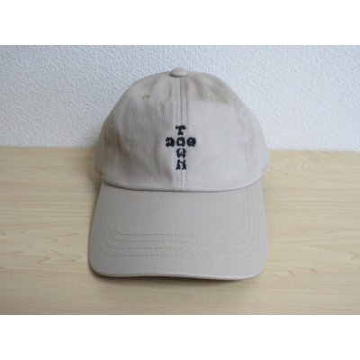 画像1: (DOGTOWN/ドッグタウン) Cross logo low twill cap　ベージュ