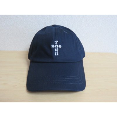 画像1: (DOGTOWN/ドッグタウン) Cross logo low twill cap　ネイビー
