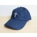 画像2: (DOGTOWN/ドッグタウン) Cross logo low twill cap　ネイビー (2)