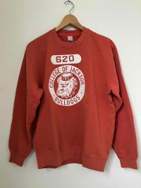 ジャクソンマティス（JACKSON MATISSE)  620 COLLEGE OF JACKSON BULLDOGS  SWEAT  レッド  M/ L/XLサイズ