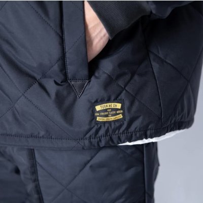 画像3:  (TURN ME ON / ターンミーオン) 中綿リバーシブルブルゾン(BLACK/BROWN)  (MENS)M/Lサイズ