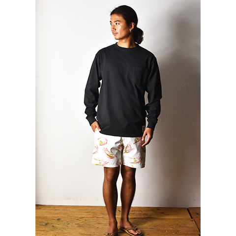 (STANDARD CALIFORNIA/スタンダードカリフォルニア) SD Surfer Hawaiian Surf Shorts ホワイト