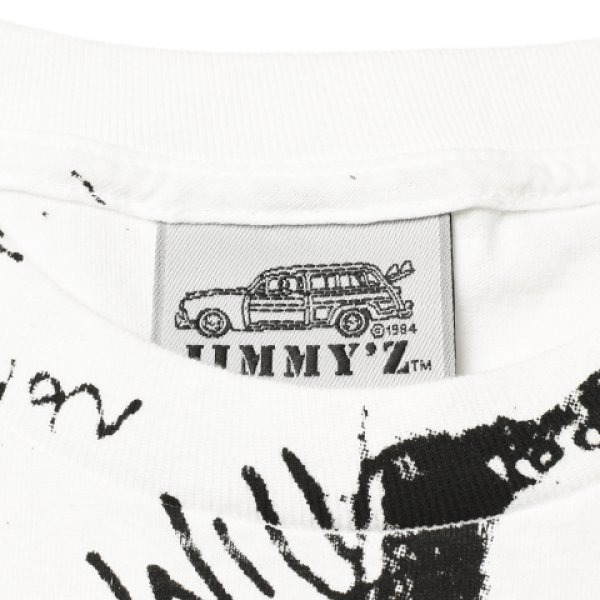 画像3:  (STANDARD CALIFORNIA/スタンダードカリフォルニア) × (JIMMY'Z/ジミーズ) JIMMY'Z × SD Photo T■ホワイト/ブラック■（メンズ）S/M/Lサイズ (3)