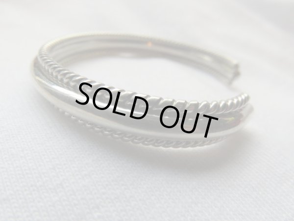 画像3: ■インディアンジュエリー■NAVAJO族（ナバホ族）■シルバーバングル（NAVAJO-B-008)■ハンドメイド■アリゾナ北部現地買付 (3)