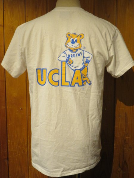 画像1: ■University of California Los Angeles (UCLA)×トニータイズサン(Tony tazsun) プリントTシャツ ブルーインズ■ホワイト■（メンズ）M/Lサイズ (1)