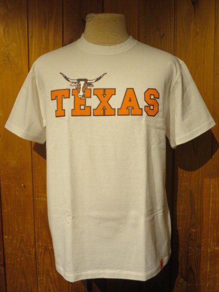 画像1: トニータイズサン(Tony Taizsun) 半袖プリントTシャツ TEXAS ホワイト （メンズ）M/Lサイズ (1)