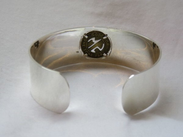 画像3: TURN ME ON（ターンミーオン)　SANTA MONICA トークンコインバングル■送料無料 (3)