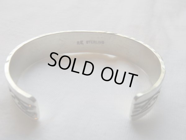 画像3: ■インディアンジュエリー■NAVAJO族（ナバホ族）■シルバーバングル（NAVAJO-B-007)■ハンドメイド■アリゾナ北部現地買付 (3)