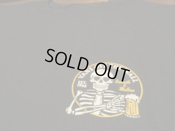 画像4: ■バンズ（VANS)■半袖プリントＴシャツ　スカルBEER■ブラック■メンズ US（S)/(M)サイズ (4)