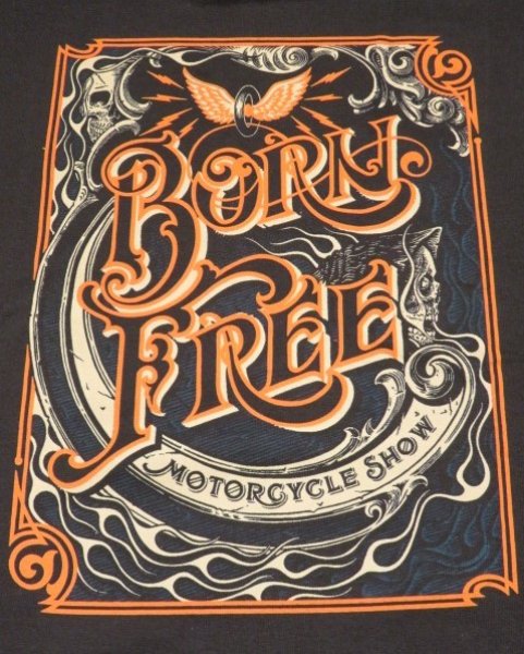 画像3: [BORN FREE MOTORCYCLE SHOW] イベント半袖Ｔシャツ BORN FREE 12 SONNY BOY TEE■ブラック■（メンズ）S/M/Lサイズ■USA買付商品 (3)