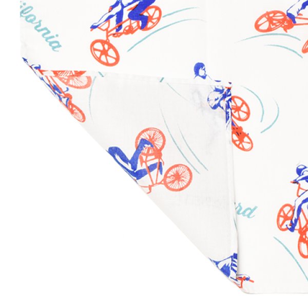 画像4: (STANDARD CALIFORNIA/スタンダードカリフォルニア) SD BMX Bandana ホワイト/ブラック (4)
