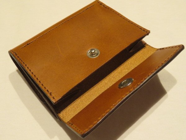 画像3: ■ロングディスタンス（LONGDISTANCE)■Buttero Leather Mini Wallet■ブラウン■日本製 (3)