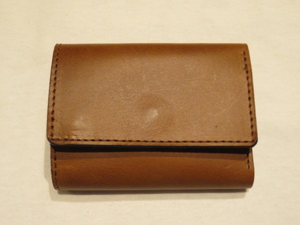 画像1: ■ロングディスタンス（LONGDISTANCE)■Buttero Leather Mini Wallet■ブラウン■日本製 (1)