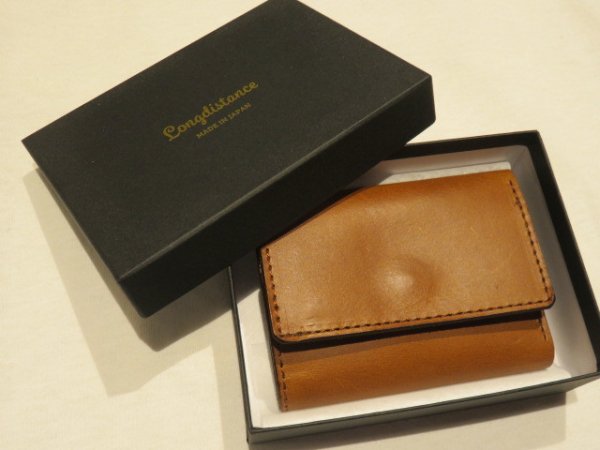 画像6: ■ロングディスタンス（LONGDISTANCE)■Buttero Leather Mini Wallet■ブラウン■日本製 (6)