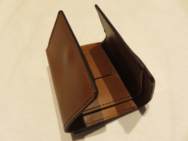 画像4: ■ロングディスタンス（LONGDISTANCE)■Buttero Leather Mini Wallet■ブラウン■日本製 (4)