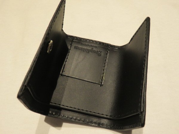 画像4: ■ロングディスタンス（LONGDISTANCE)■Buttero Leather Mini Wallet■ブラック■日本製 (4)