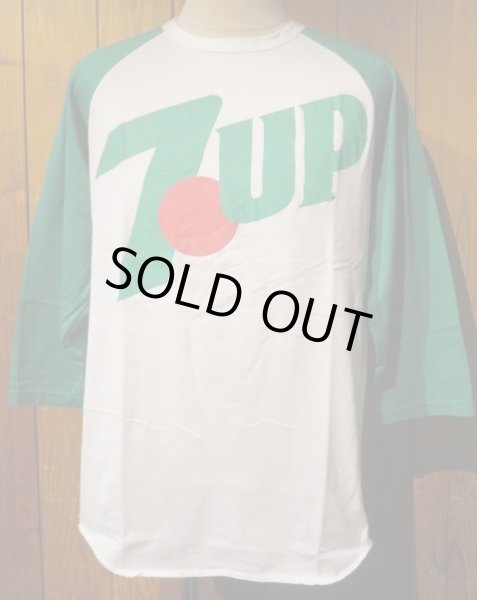 画像1: ■ジャクソンマティス（JACKSON MATISSE)■JACKSON MATISSE × 7UP  Raglan Long Sleeve Tee■ホワイト■M/Lサイズ (1)