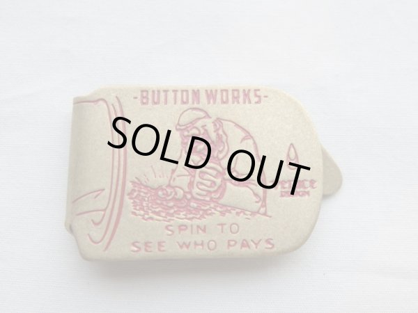 画像3: button works / ボタンワークス■YOU PAY MONEY CLIP / ユーペイマネークリップ (真鍮/赤)■クリックポスト対応商品（送料198円） (3)