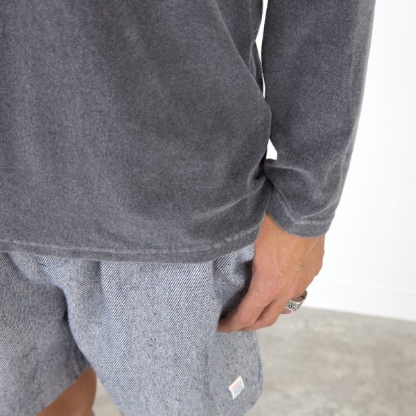 画像3: ２０％OFF (TURN ME ON /ターンミーオン)　ピグメント染パイルポケットL/S TEE (BLACK) (MENS)M/Lサイズ (3)