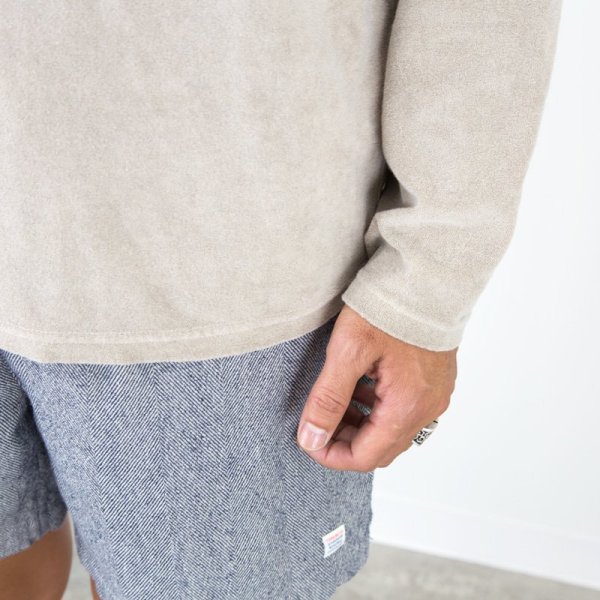 画像3: ２０％OFF (TURN ME ON /ターンミーオン)　ピグメント染パイルポケットL/S TEE (SAND) (MENS)M/Lサイズ (3)