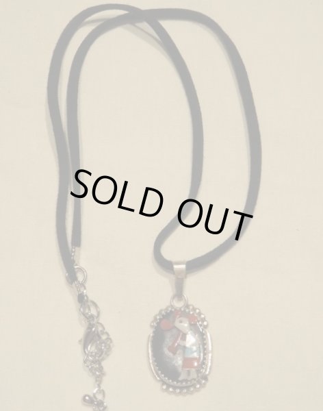 画像3: ■インディアンジュエリー■ZUNI族（ズニ族）■ネックレス（ZUNI-N-017)オニキス・ココペリ■ハンドメイド■アリゾナ北部現地買付 (3)