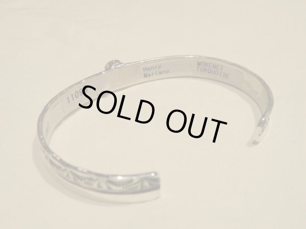 画像3: ■インディアンジュエリー■NAVAJO族（ナバホ族）ヘンリー・マリアーノ / Henry Mariano　作■バングル（NAVAJO-B-005)■ハンドメイド■アリゾナ北部現地買付■送料無料 (3)