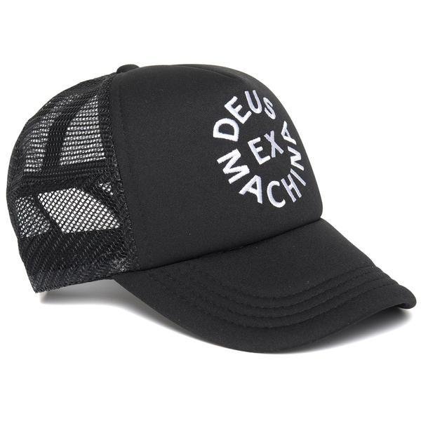 画像1: Deus Ex Machina(デウス エクス マキナ) Circle Logo Trucker (BLACK) (1)