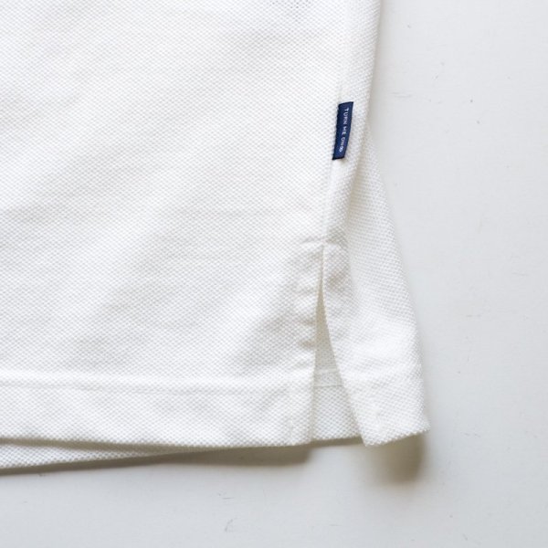 画像8: SALE 30%OFF (TURN ME ON / ターンミーオン)  雑誌BLUE.掲載 制菌加工鹿の子ポロ  (WHITE)  (MENS)M/Lサイズ (8)