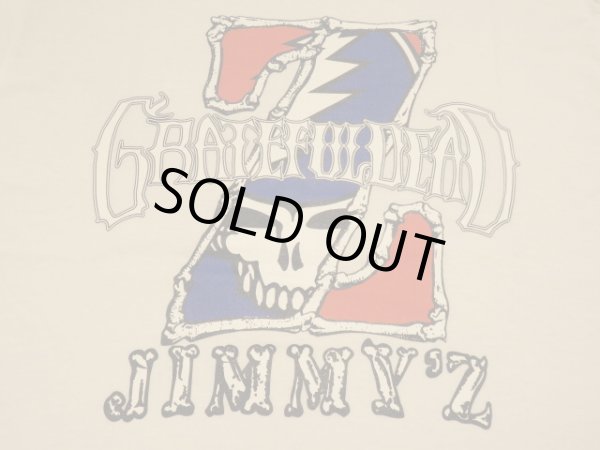 画像3: JIMMY'Z（ジミーズ) ×Grateful Dead (グレイトフル・デッド) SKULL TEE■ホワイト■(メンズ)M/Lサイズ (3)