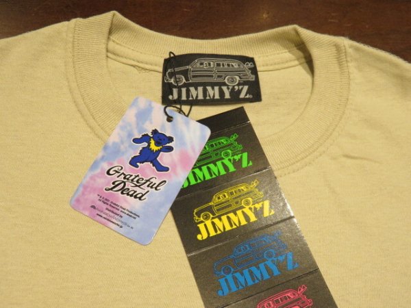 画像5: JIMMY'Z（ジミーズ) ×Grateful Dead (グレイトフル・デッド) SKULL TEE■ベージュ■(メンズ)M/Lサイズ (5)