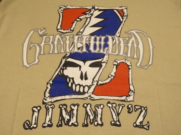 画像3: JIMMY'Z（ジミーズ) ×Grateful Dead (グレイトフル・デッド) SKULL TEE■ベージュ■(メンズ)M/Lサイズ (3)