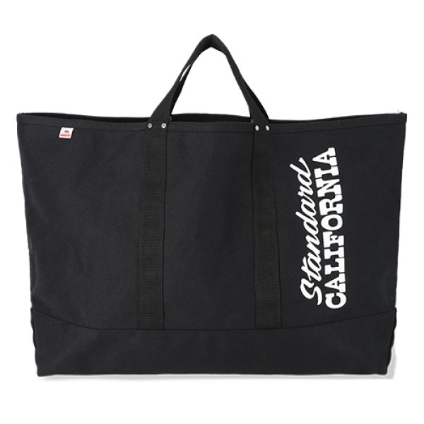 画像12: 21%OFF (STANDARD CALIFORNIA/スタンダードカリフォルニア)  SD Made in USA Canvas Tote Bag Large (Beige/Natural/Black) (12)