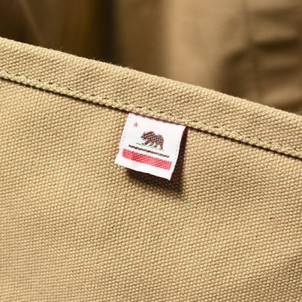 画像7: 21%OFF (STANDARD CALIFORNIA/スタンダードカリフォルニア)  SD Made in USA Canvas Tote Bag Large (Beige/Natural/Black) (7)