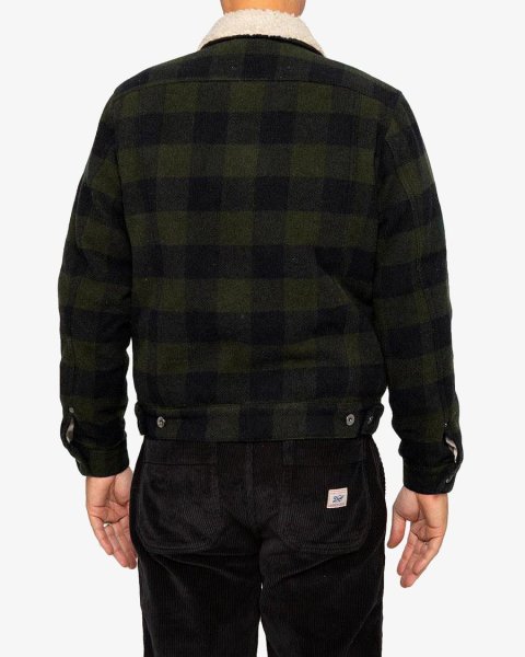 画像7: SALE 20%OFF (Deus Ex Machina/デウス エクス マキナ)  MIKEY PLAID TRUCKER (GREEN PLAID) （メンズ）M/Lサイズ (7)