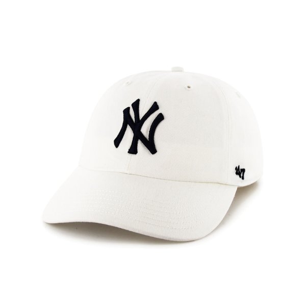 画像1: ('47/フォーティーセブン)  ヤンキース 定番キャップ ’47 クリーンナップ ホワイト　Yankees ’47 CLEAN UP White (1)