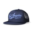 画像1: （CALIFOLKS/カリフォークス)  CALIFOLKS Mesh Cap ( Los Angeles )　ネイビー (1)